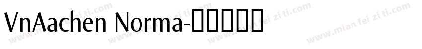 VnAachen Norma字体转换